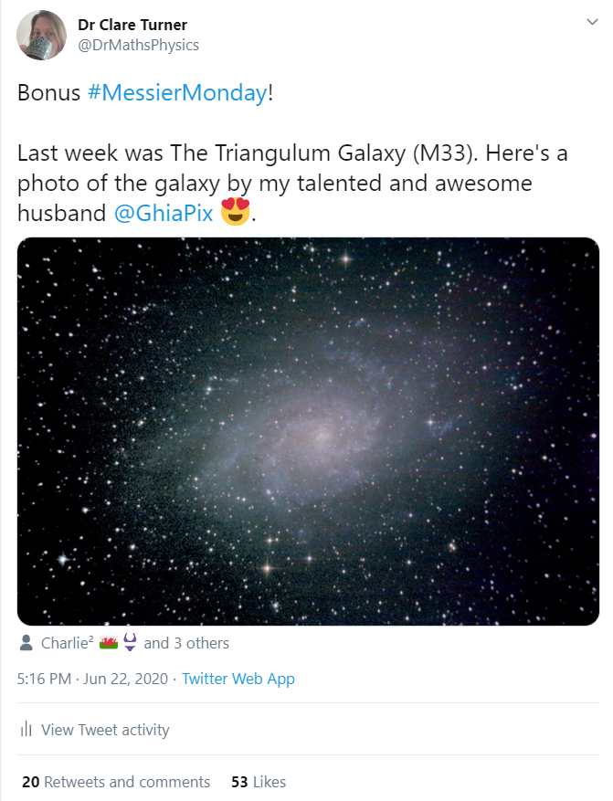 GhiaPix's Triangulum Galaxy Photograph